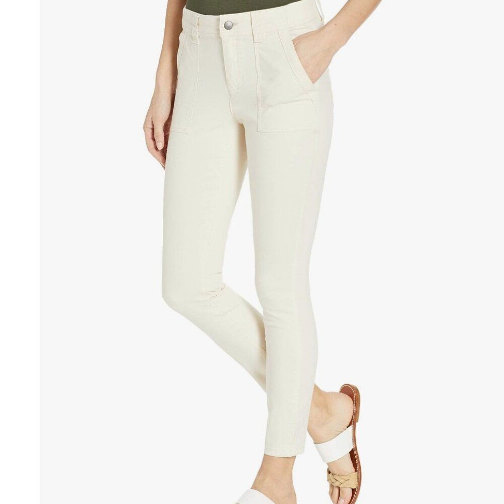 Toad&Co Women's Earthworks Ankle Skinny Pants Cream (Salt) Colored Size 10 - Picture 10 of 10